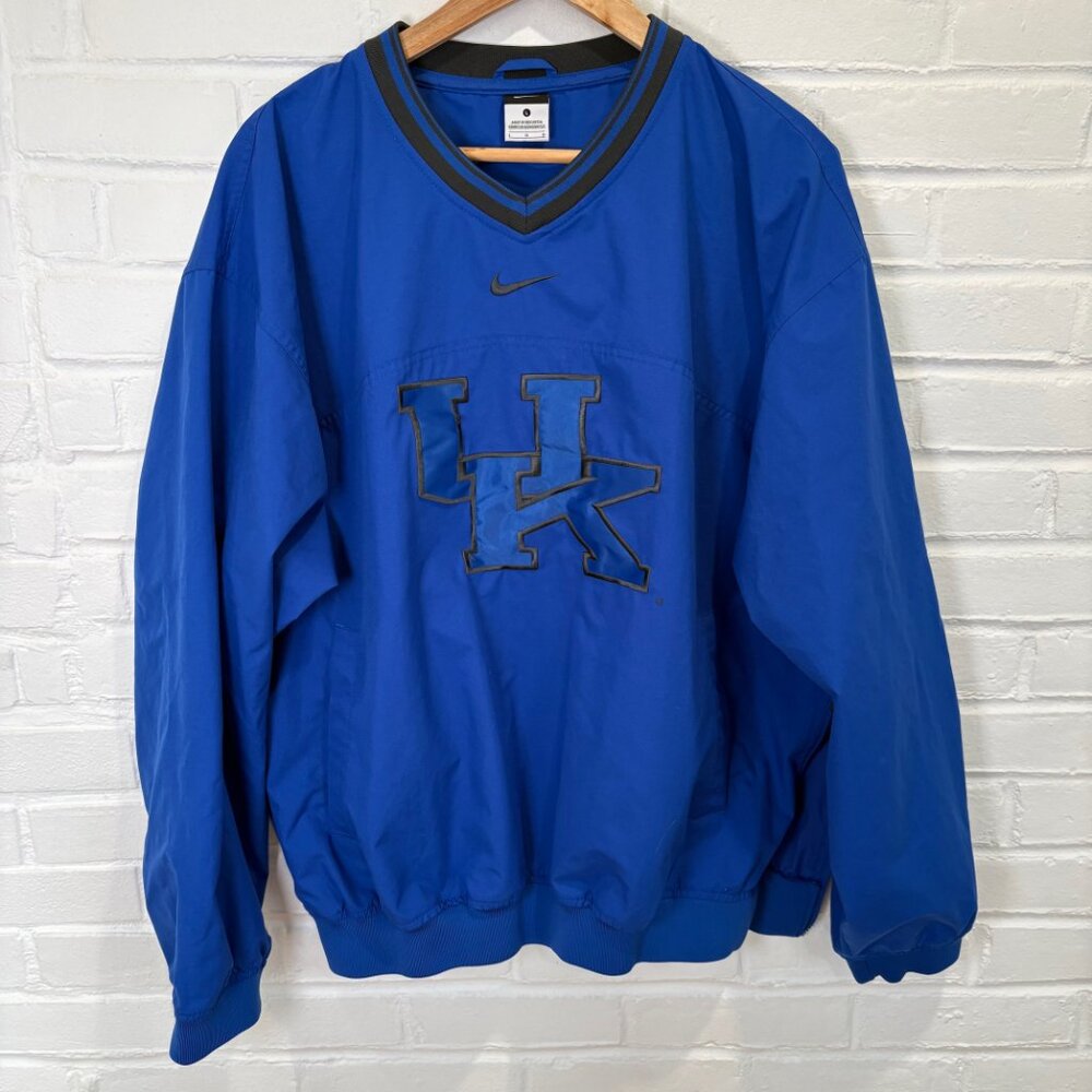 Vintage Nike Kentucky Wildcats Pullover Windbreaker Jacket Men's Large